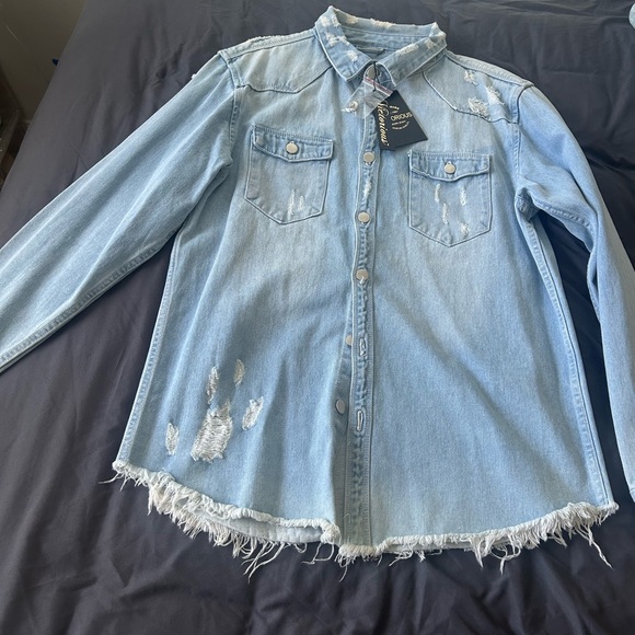 Victorious Jean shirt/jacket size L - Picture 4 of 5